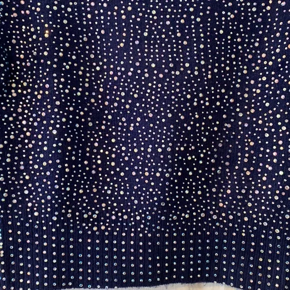 Zara pretty iridescent stone sparkly sweater - Picture 5 of 6